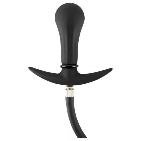 You2Toys - Black Inflatable Beaded Anal Plug