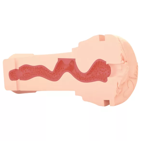 Mystim OPUS Mica - Realistic Stroker (Natural-Black)