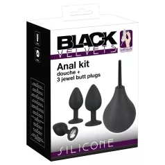 Black Velvets - Anal Plug Set (4-piece, Black)