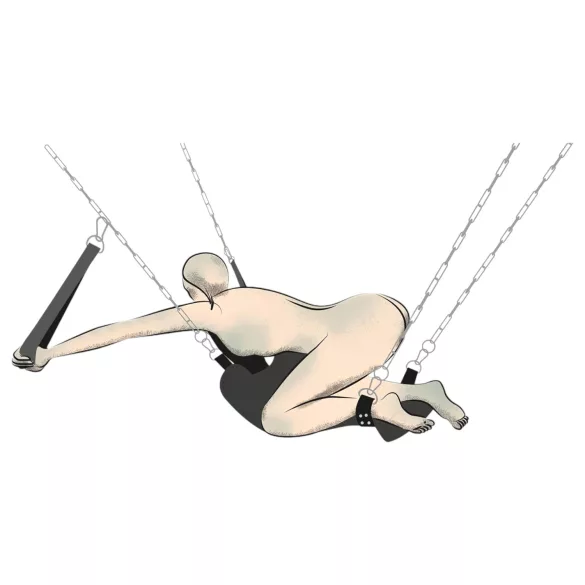 You2Toys Black Love Swing - Intimate Pleasure Harness