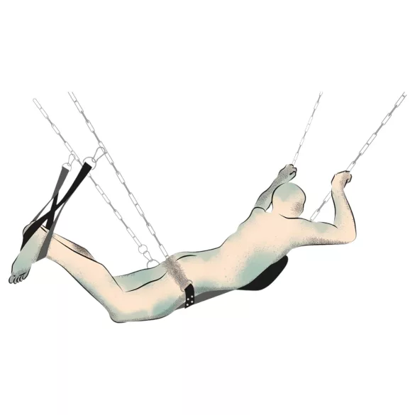 You2Toys Black Love Swing - Intimate Pleasure Harness