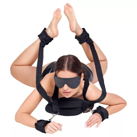 Bad Kitty - Neck-Wrist-Ankle Restraints (Black)