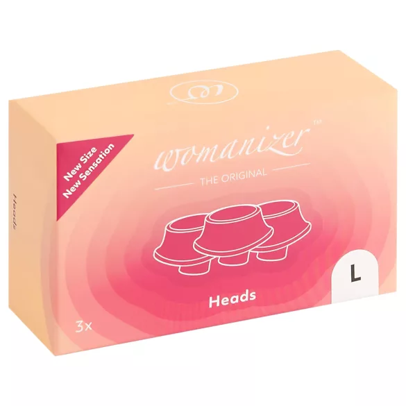 Womanizer L - Replacement Suction Caps Set - White (3 pcs) - Large