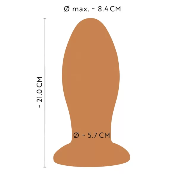 ANOS - large anal plug (orange)