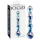 Icicles No. 08 - Wavy Double-Ended Glass Dildo (Clear-Blue)