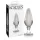 Icicles No. 26 - Tapered Glass Anal Plug (Transparent)