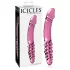 Icicles No. 57 - Double-Ended Pink Glass Dildo
