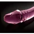 Icicles No. 57 - Double-Ended Pink Glass Dildo
