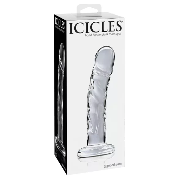Icicles No. 62 - Transparent Glass Dildo