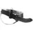 Pipedream Fetish Strap-On 8 - hollow strap-on vibrator (black)
