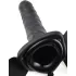 Pipedream Fetish Strap-On 8 - hollow strap-on vibrator (black)