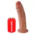 King Cock 10" - large suction cup dildo (25 cm) - dark natural