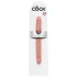 King Cock 12" Slim - Realistic Double Dildo (31cm) - Natural