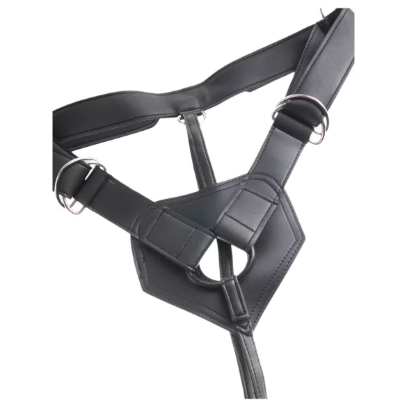 King Cock 7" Strap-On Dildo with Harness (Flesh-Coloured)