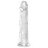 King Cock Clear 8" - large dildo with suction cup (20 cm)