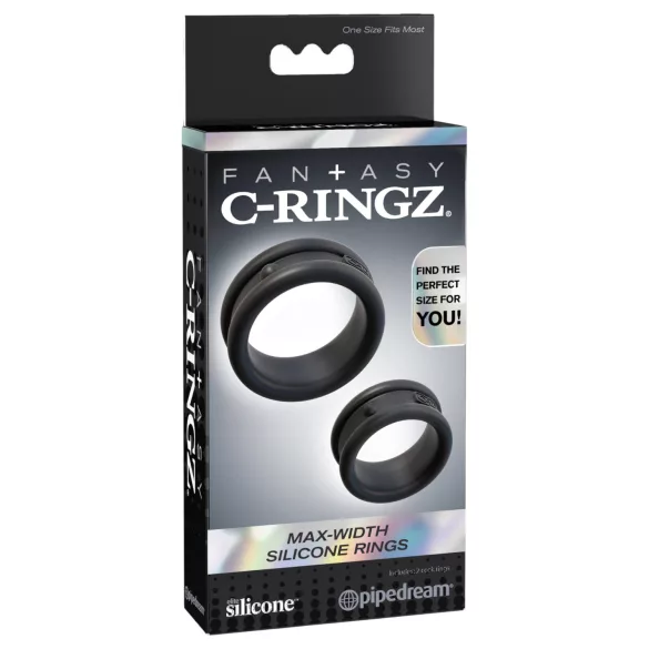 Pipedream - Fantasy C-Ringz - penis and testicle ring (black)