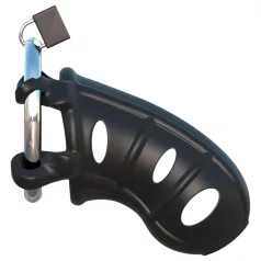 C-Ringz - Silicone Black Chastity Cage