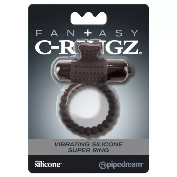 Pipedream Fantasy C-Ringz - Vibrating Penis Ring (Black)