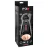 PDX Elite Dirty Talk - Vibrating Masturbator (Black)