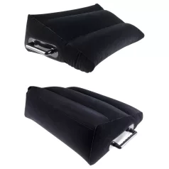 Fetish Fantasy - Inflatable Sex Cushion with Handles (Black)