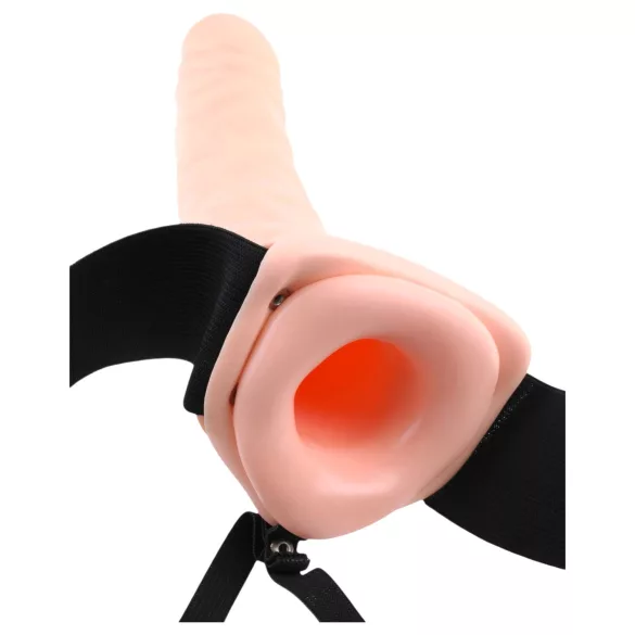 Fetish Fantasy - Strap-On Hollow Dildo (Natural)