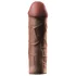 Pipedream X-TENSION Mega 2 - lifelike penis sleeve (20.3 cm) - dark natural