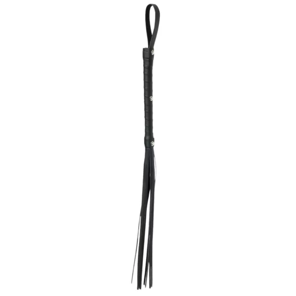 Fetish Fantasy Deluxe Cat-O-Nine Whip (65cm) - Black