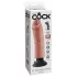 King Cock 8 - Flexible & Lifelike Vibrator (10 inches)