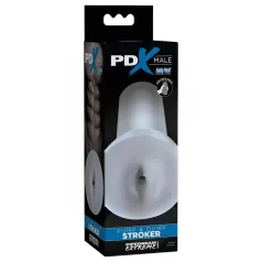 PDX Pump & Dump - Realistic Clear Masturbator臀