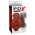 PDX Pick Your Pleasure - 2-in-1 Realistic Masturbator (Brown)