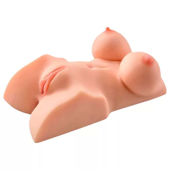 PDX Perfect DD's - Torso with Two Pleasure Ports - (Natural)