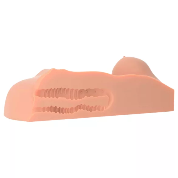 PDX Perfect DD's - Torso with Two Pleasure Ports - (Natural)