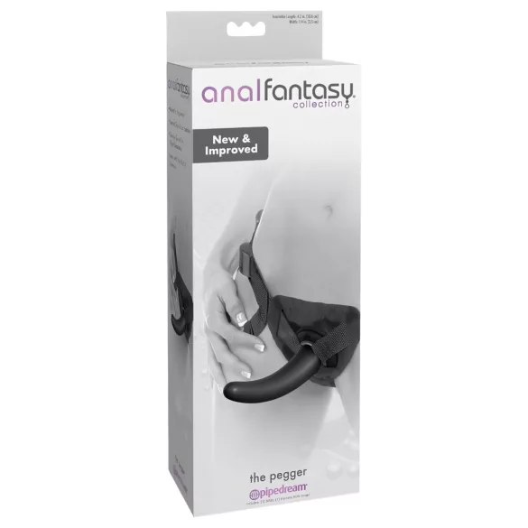Pipedream - Anal Fantasy The Pegger - strap-on dildo (black)