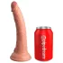 King Cock Elite 7 - Suction Cup, Wireless Vibrator 7'' - Natural
