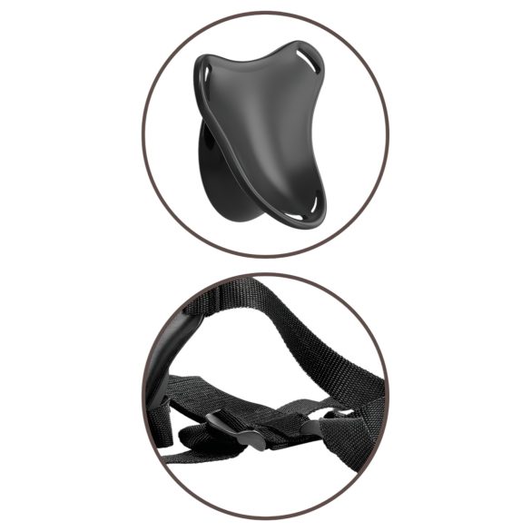 King Cock Elite Beginner's Strap-On Harness (Black)