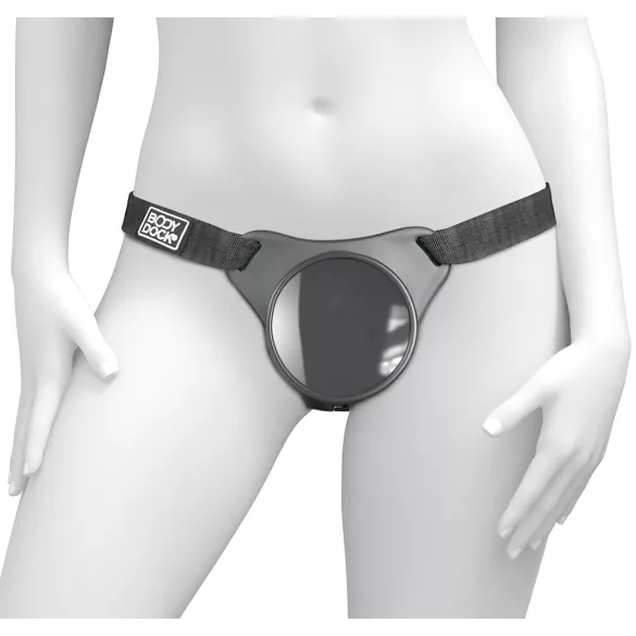 Body Dock OG - strap-on base for suction cup (black)