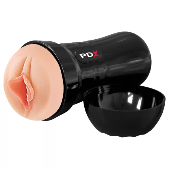 PDX - Wet Pussies Super Luscious Lips - lifelike vagina masturbator (flesh‑coloured)