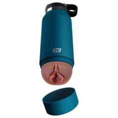   PDX - Fuck Flask Private Pleaser - artificial vagina in a flask (blue-brown)