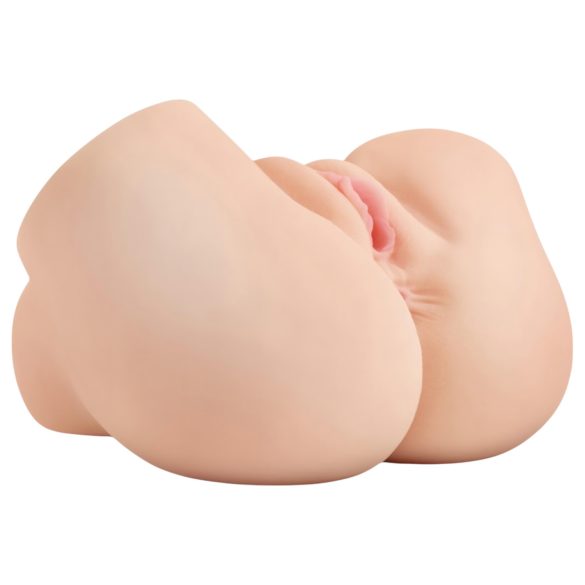 PDX Elite - Suction & Vibrating 2-in-1 Male Masturbator (Natural)