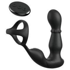  Pipedream Anal Fantasy Ass-Gasm - rotating-head anal vibrator with penis ring (black)