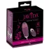 Javida - Rotating Beaded Vibrating Egg with Remote (Purple)