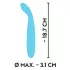 Cuties Mini - Rechargeable, Waterproof G-Spot Vibrator (Turquoise)