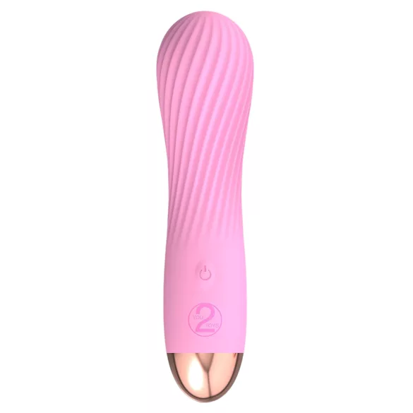 Cuties Mini - Rechargeable, Waterproof Spiral Vibrator (Pink)