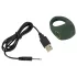Emerald Love - Rechargeable, Waterproof Vibrating Ring (Green)