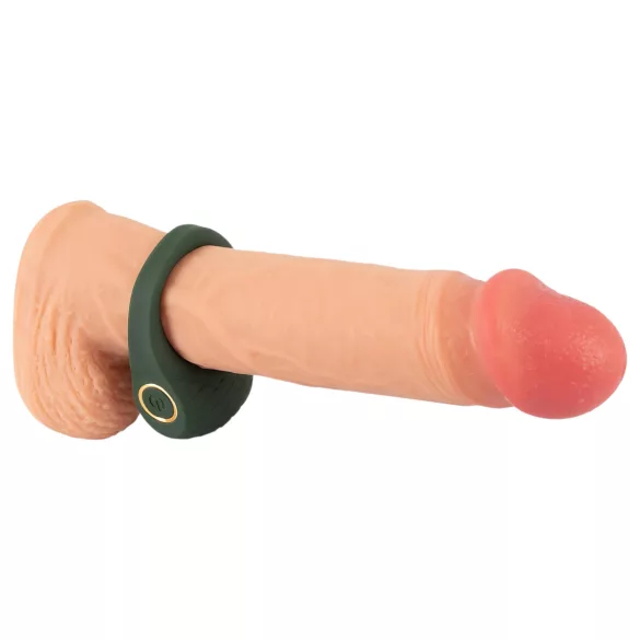 Emerald Love - Rechargeable, Waterproof Vibrating Ring (Green)