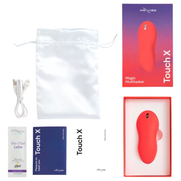 We-Vibe Touch X - Rechargeable, Waterproof Clitoral Vibrator (Coral)