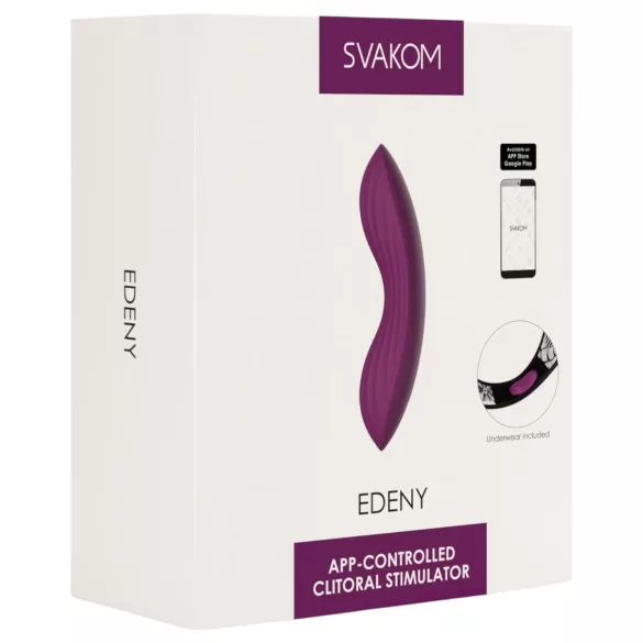 Svakom Edeny - Smart, Rechargeable Panty Vibrator (Purple)