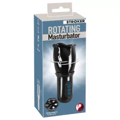   STROKER Rotating - Rechargeable Rotating Oral Simulator (Black)
