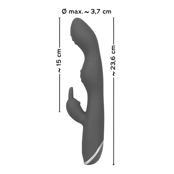 SMILE - Flexible G-Spot & Clitoral Vibrator with Dual Arms (Purple)