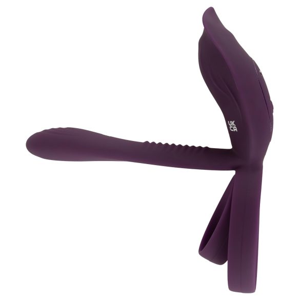 Couples Choice - Rechargeable Radio-Controlled Penis Ring (Purple)